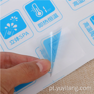 Adesivos anti-assaltando adesivos de papel alumínio PVC